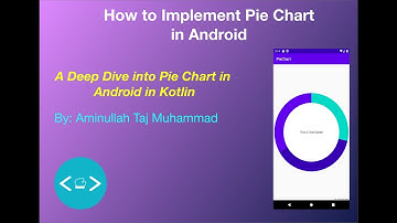 How to Implement Pie Chart in Android | Deep Dive into Pie Chart | Android | Kotlin | TechnoFolk