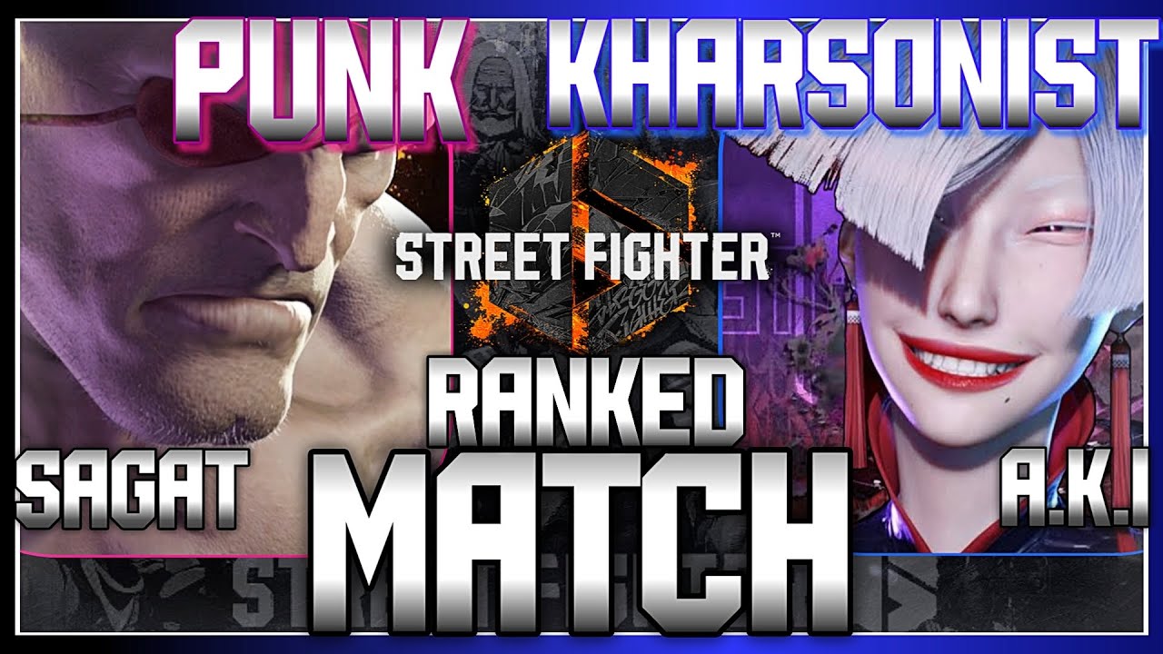 SF6 PUNK vs KHARSONIST - STREET FIGHTER 6 
