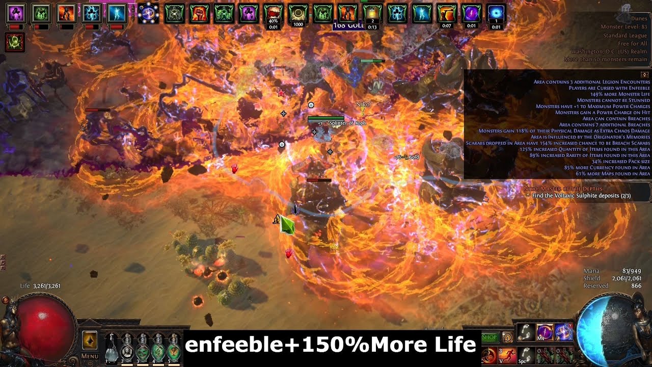 3,27 Penance Brand Elementalist ''Mid-Budget Setup'' T16.5 Legion/Breach ,T17 Boss Rush Showcase