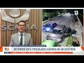 Cuatro detenidos tras portonazo con Uzi en Providencia