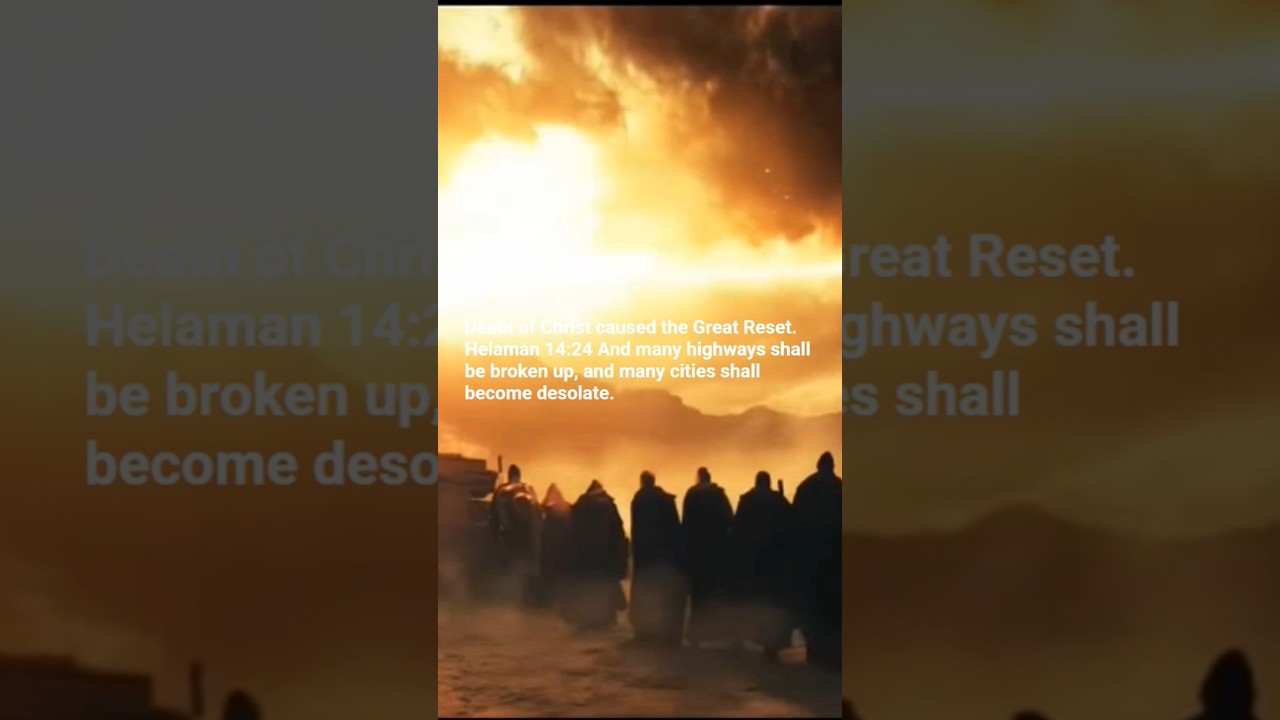 Death of Christ caused the Great Reset