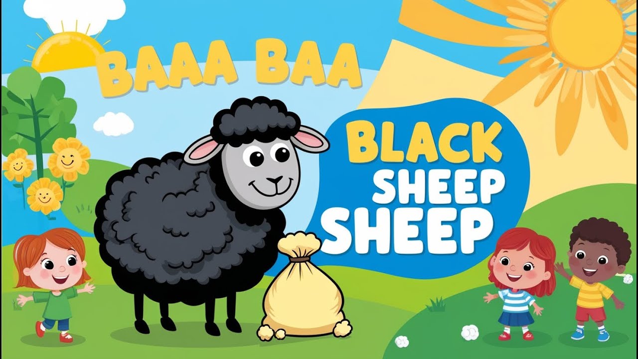 Baa Baa Black Sheep Song for Kids | Fun Nursery Rhyme ...