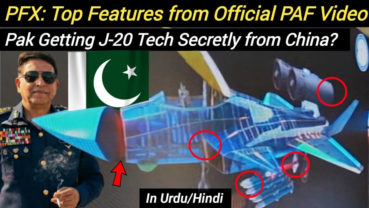 PFX: Top Features from Official PAF Video | Pak Getting J-20 Tech Secretly from China? 