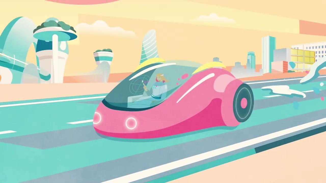 福田道路ブランドムービー女性篇（社名イントロ）