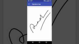 Save User Signature in Android Application screenshot 1