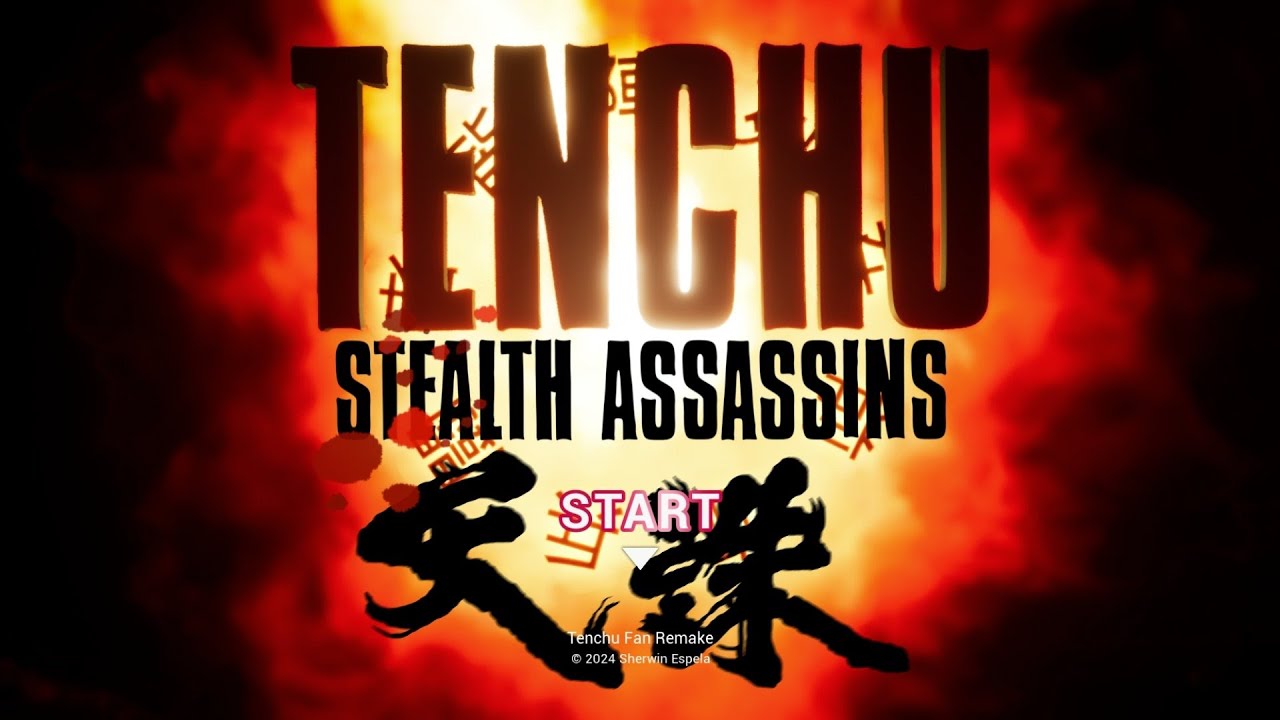 Tenchu Fan Remake UE5: Main Menu version 1