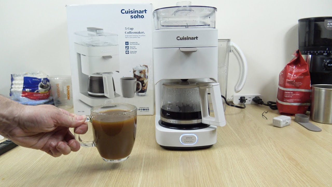Cuisinart soho 5 Cup Coffeemaker Demo - YouTube
