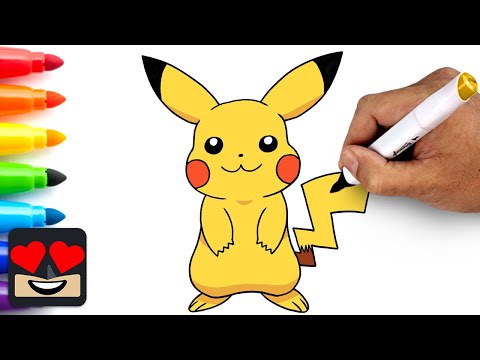 How To Draw Pikachu | Pokemon