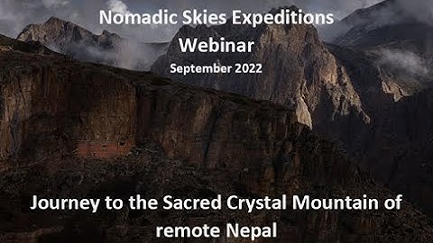 Webinar: Journey to the Crystal Mountain - In Peter Matthiessen