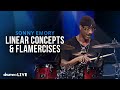 Sonny Emory - Linear Concepts & Flamercises (FULL DRUM LESSON)