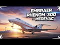 EMBRAER PHENOM 300 MEDEVAC - CURITIBA ✈️ SÃO PAULO