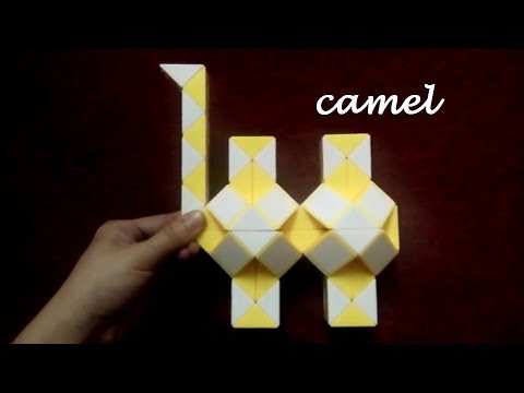 Rubik's Twist or Smiggle snake Puzzle Tutorial :How to make a Tank shape 72 pcs.