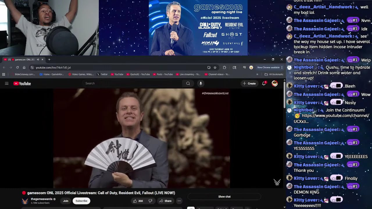 Reaction to BLACK MYTH: ZHONG KUI Reveal during GAMESCOM #bilibili #blackmythzhongkui