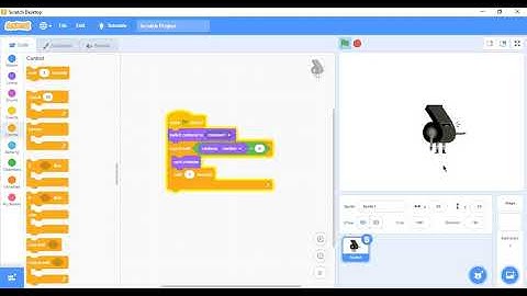 Scratch Tutorials 3 control and sensing || Full explanation!