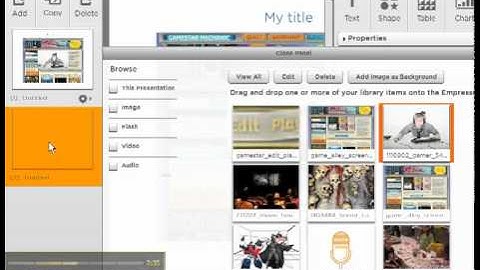 Empressr Tutorial - create account, add pics, text and record w/ web cam