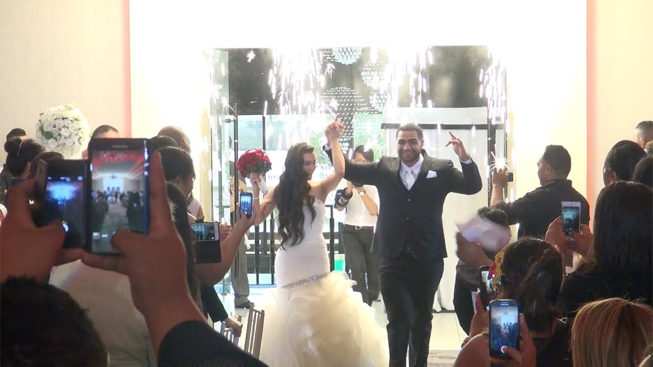 Mr & Mrs Judah and Trisha Lavulo - Wedding Reception Entrance
