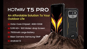 Hotwav T5 Pro Ip68 Rugged 4g Smartphone Android 12