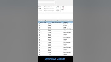 How to freeze panes in Microsoft Excel #microsoftexcel #exceltricks #exceltips