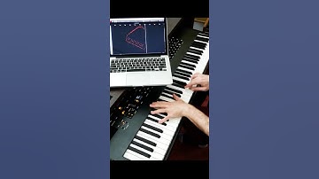 Drawing a Grand Piano with a Piano - Live MIDI Art