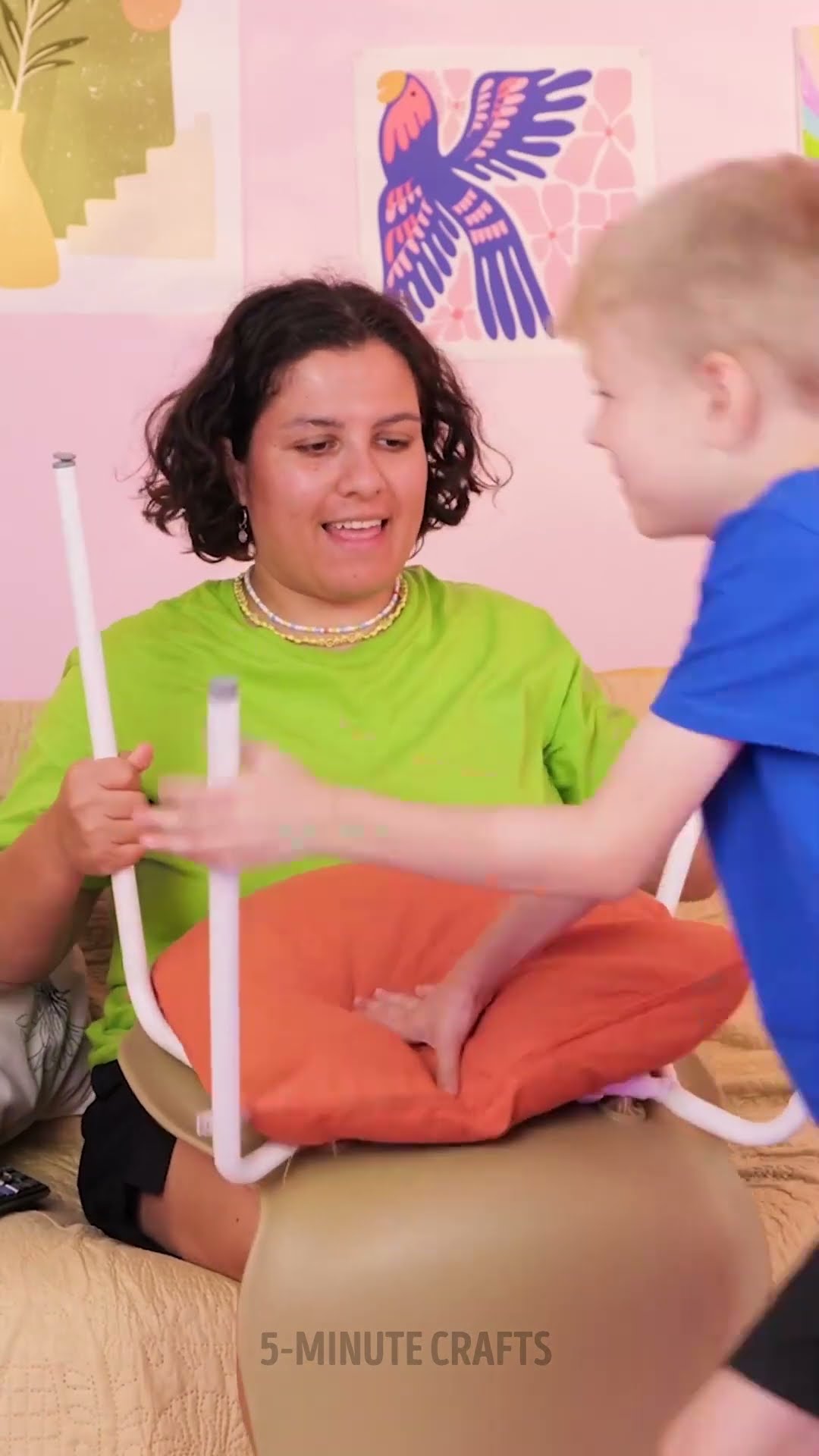 Wow! Mom made a Roller Coaster for me! ? ? #shorts #lifehacks