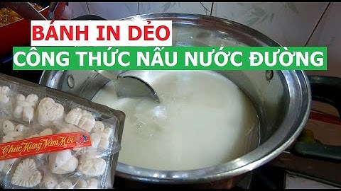Cách nấu nước đường làm BÁNH IN DẺO mịn thơm ngon | Nắng và gió miền Tây