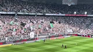 Borussia Mönchengladbach - Eintracht Frankfurt 11.05.2024 Mannschaftsaufstellung und Hymne