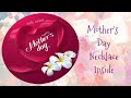 Mother&#39;s Day Necklace/Beaded jewelry step-by-step tutorial/Collar diy
