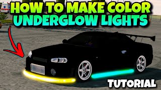 TUTORIAL: HOW TO MAKE COLOR UNDERGLOW IN CAR PARKING MULTIPLAYER NEW UPDATE screenshot 4