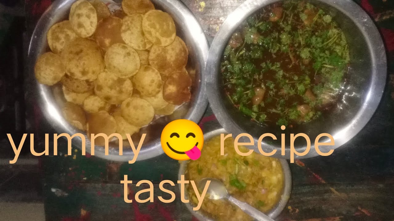 Homemade golgappa recipe tasty food suji or gehu ke ata 😋 recipe - YouTube