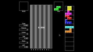 Tetris Sprint Bot: 40 lines in a half second