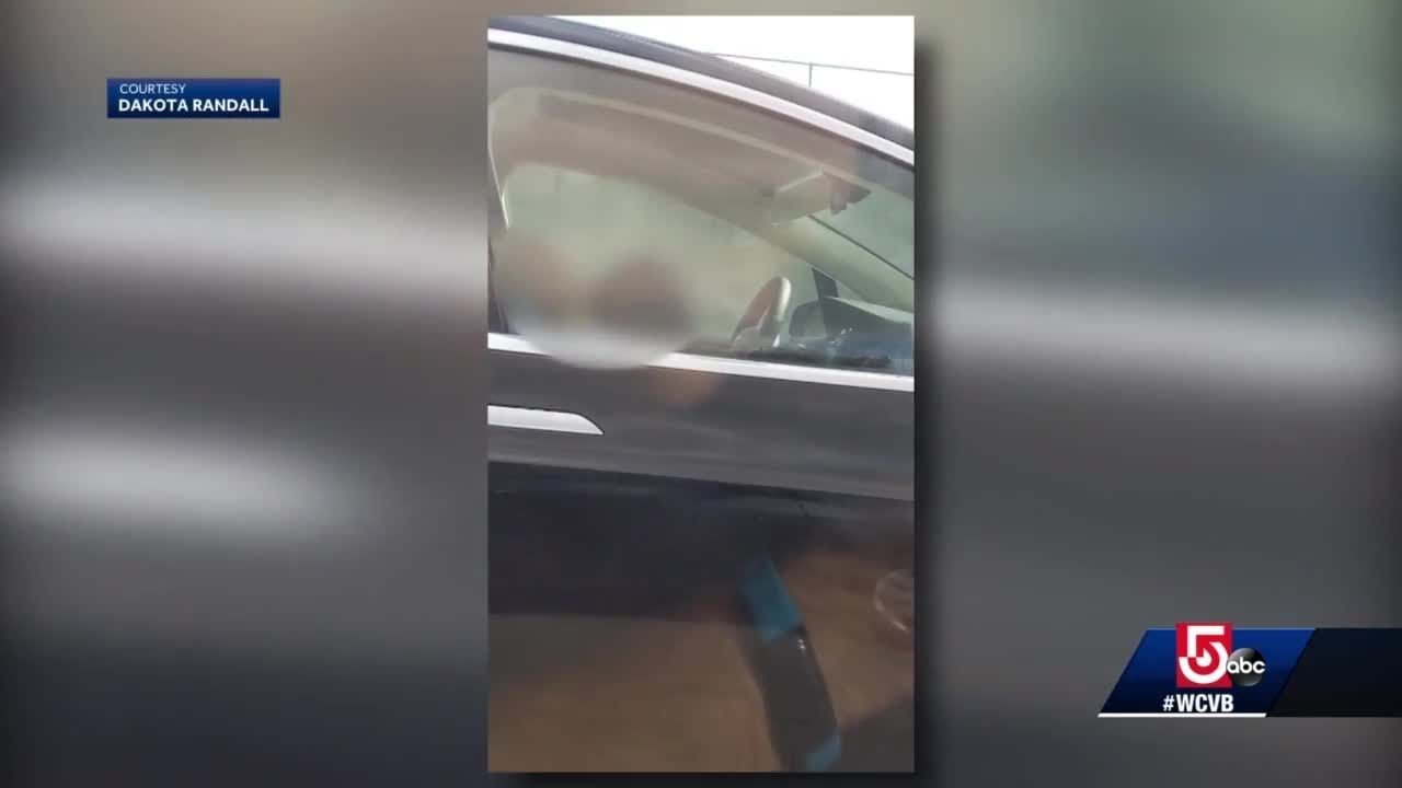 Driver caught sleeping behind the wheel on Pike - YouTube