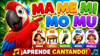 Aprende las Sílabas Ma Me Mi Mo Mu Cantando con Ruper la Guacamaya | Canción Infantil.