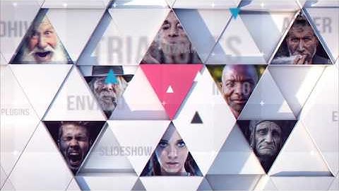 Dynamic Triangles Intro After Effects Template