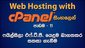 Download and Configure FileZilla FTP Client Software | ෆයිල්සිලා එෆ්.ටී.පී. යෙදුම බාගත කර සකසා ගැනීම