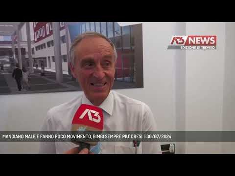 MANGIANO MALE E FANNO POCO MOVIMENTO, BIMBI SEMPRE PIU' OBESI  | 30/07/2024