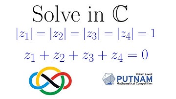 Complex Numbers on the Unit Circle; A Math Competition Problem