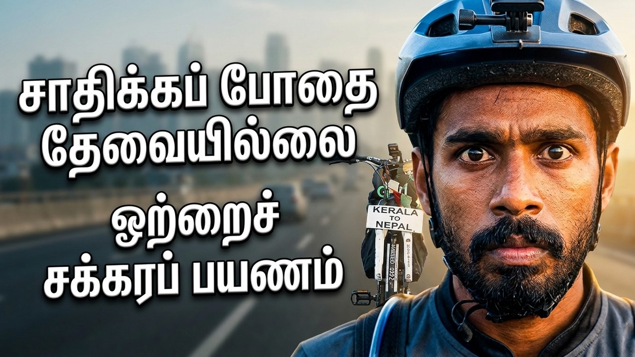 சாதிக்கப் போதை தேவையில்லை - சனீத்தின் ஒற்றைச் சக்கரப் பயணம்