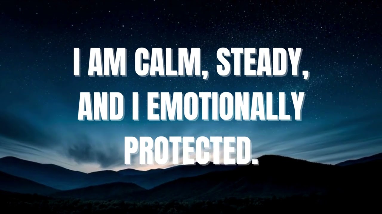 Guided Affirmation to Block Negative Energy | Calm, Protection & Inner Peace