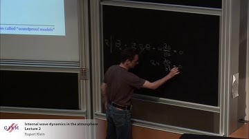 Rupert Klein: Internal wave dynamics in the atmosphere - Lecture 2