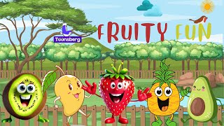 FRUITY FUN: Learn Fruits and Vitamins with Music | Kids fruits Fun Learning