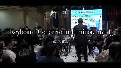J.S. Bach-F Minor Keyboard Concerto Summer Concert...