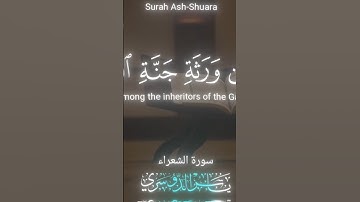 سورة الشعراء بصوت ياسر الدوسري #قرآن #قران_كريم #ياسر_الدوسري