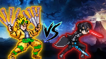 Dio K1 (V2) VS Kirito V2 (3 forms) in Jump Force Mugen 😱