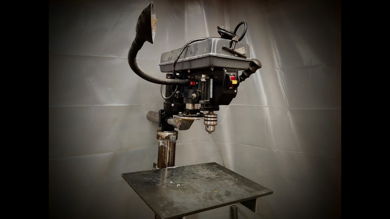 harbor freight drill press upgrade - YouTube