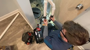 Installing A WatchDog Battery Backup Sump Pump System ( Plumbing In New Discharge Line )