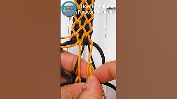 Paracord Bracelet Double Webbed Endless Falls Knot Tutorial DIY
