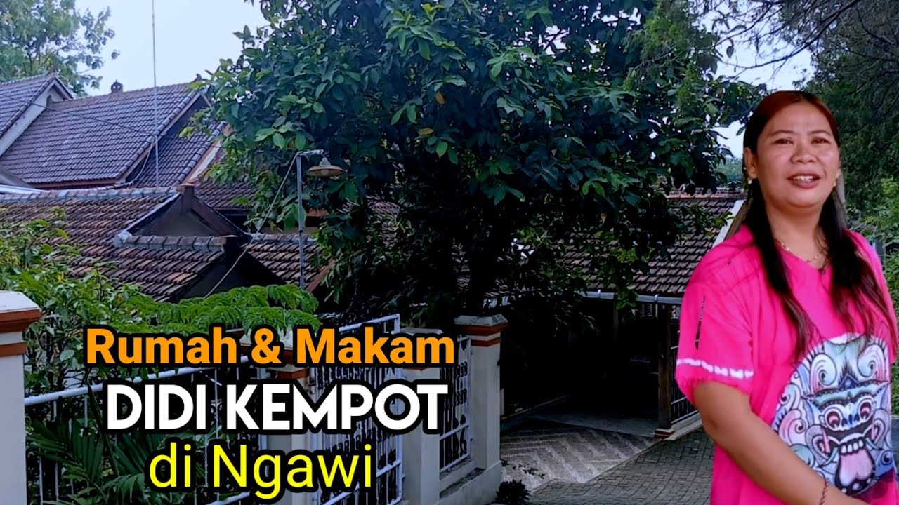 Rumah dan Makam Musisi tradisonal Jawa Didi Kempot di Kampung pedalaman Ngawi Jawa timur