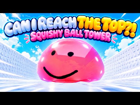 🎈 FIRST TIME Playing Squishy Ball Tower… Can I Reach the TOP?! 😱 | Roblox