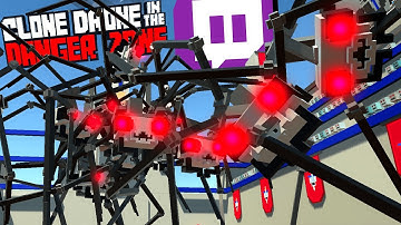 TWITCH MODE IS GETTING CRAZY! - Clone Drone In The Danger Zone Gameplay Live