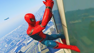 GTA 5 Mods - SPIDERMAN MOD! (GTA 5 PC Mods)